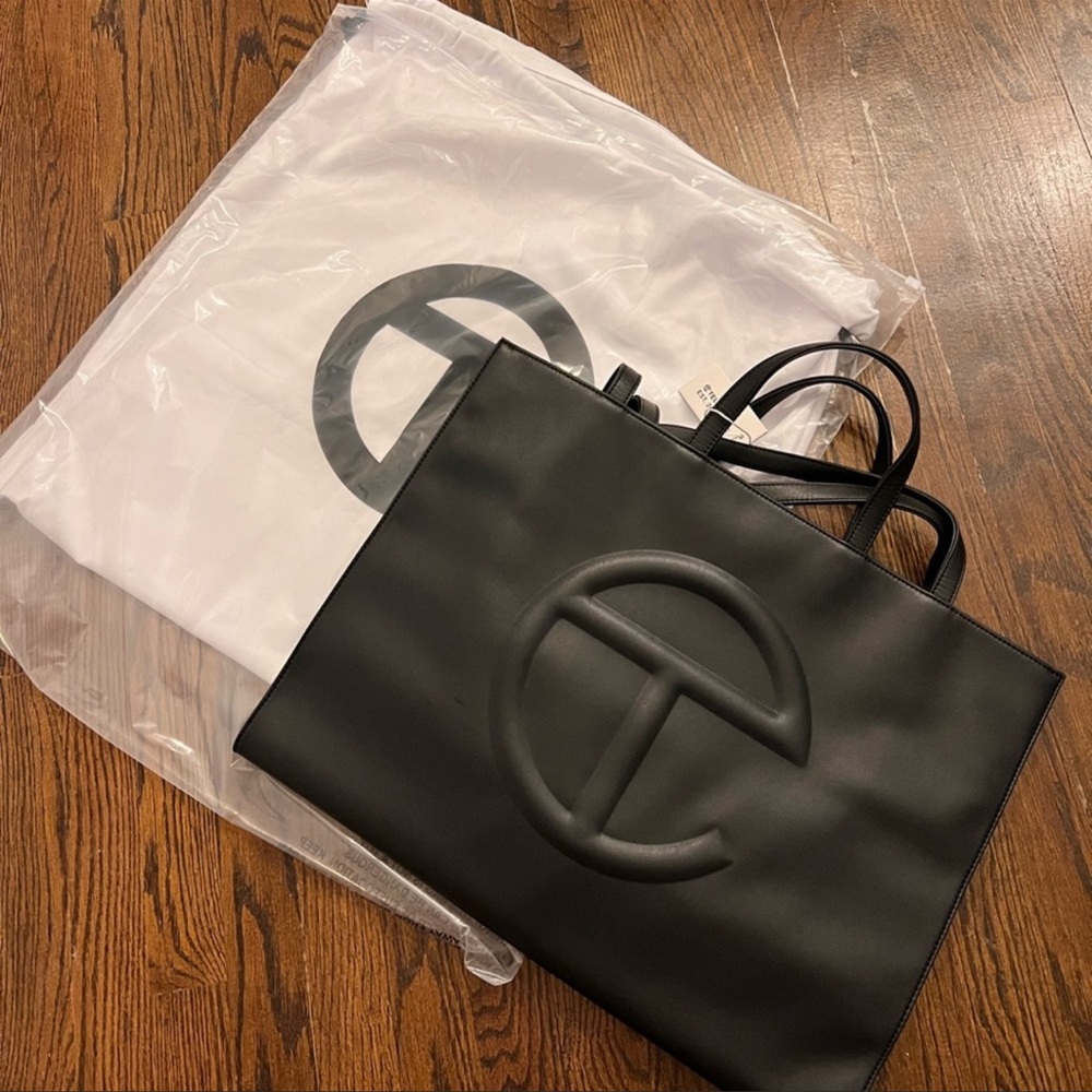 Large black telfar bag